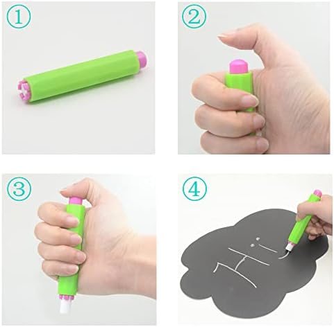 10pcs Writable Chalkboard Photo Booth Props with Chalk and Sticks