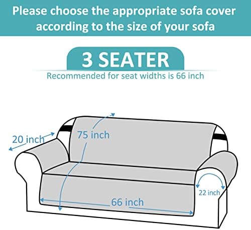 Yiran Floral Patchwork Sofa Cover Soft Microfiber 3 Seater
