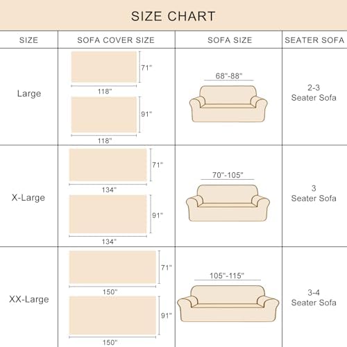 Roomlife 3 Cushion Couch Cover Boho Style