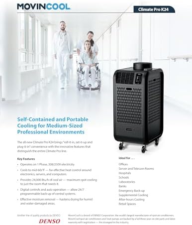MovinCool Climate Pro K24 Commercial Portable AC Unit 1