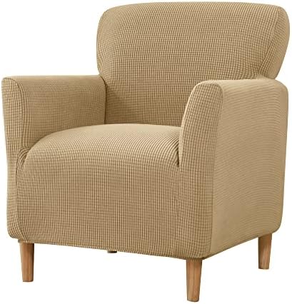 LiveGo Stretch Mid Century Modern Armchair Slipcover 1-Piece