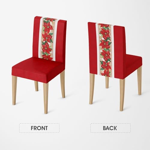 Horaldaily 6PCS Christmas Dining Chair Covers