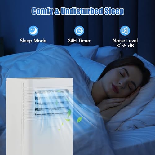 COSTWAY 9000 BTU Portable AC with Fan Dehumidifier