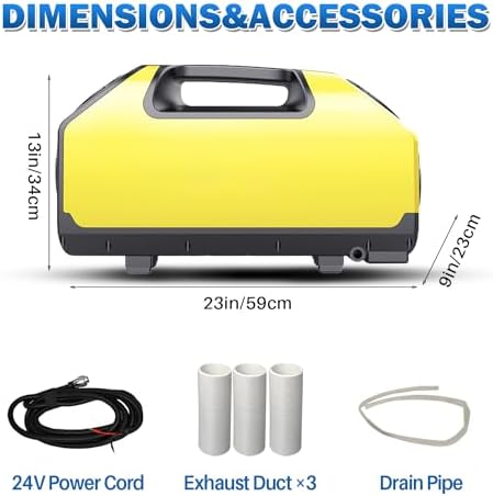Mieligo 24V Portable Tent Air Conditioner 360W