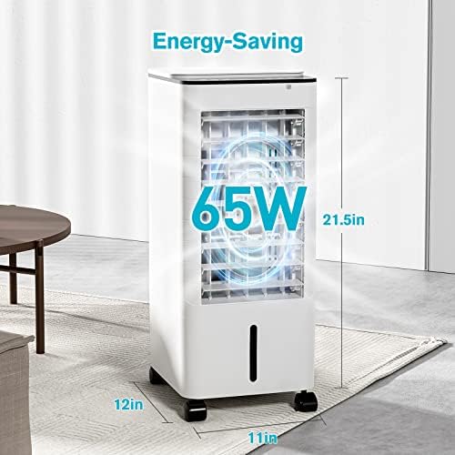 Windowless Portable AC Unit with 116 Gallon Tank and Remote Control