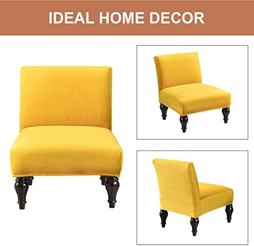 Eco-Ancheng Removable Armless Chair Slipcover