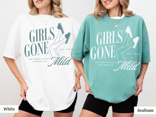 Custom Bachelorette Party Shirts for Girls Gone Mild