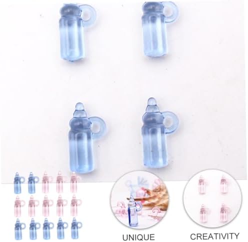 48pcs Acrylic Bottle Decors for Baby Shower Favors