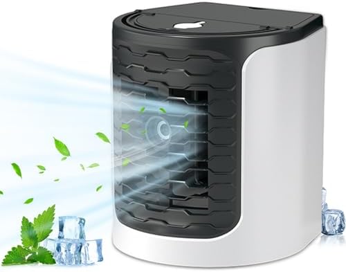 Portable Air Conditioner 45W Cooling Fan White