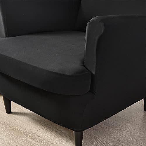 Meigeh 2-Piece Wingback Armchair Cover Slipcover