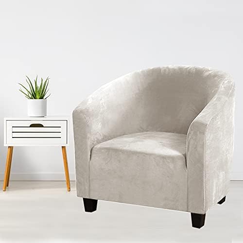 ITFRO Beige Armchair Slipcover Velvet Cover
