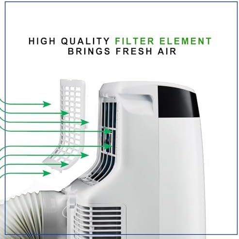 Petyee 10000 BTU Portable AC Unit with Remote White