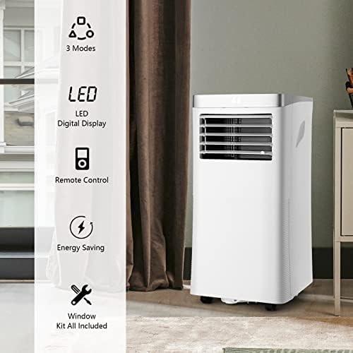 PETSITE 8000 BTU Portable AC with Remote Control