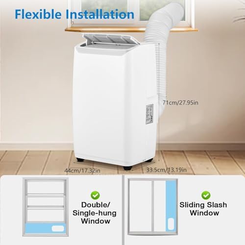 Takywep 14000 Btu Portable AC Unit with Fan and Dehumidifier