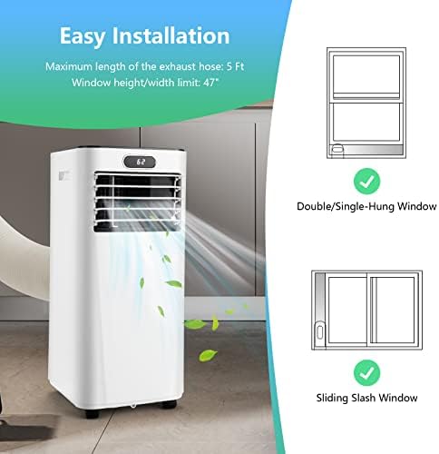 ARLIME 10000 BTU Portable AC Unit with Fan and Dehumidifier