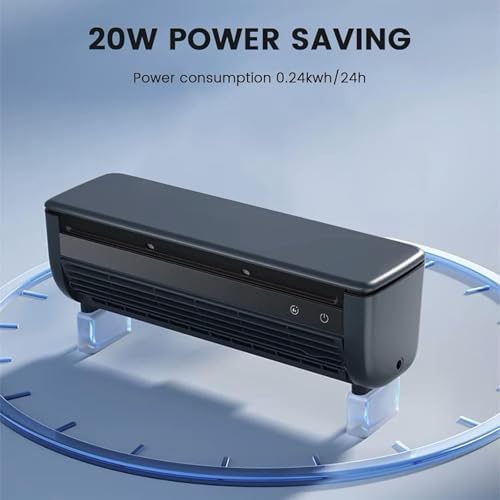 Wireless Charging Portable Wall Mount Air Conditioner for Kitchen Bathroom