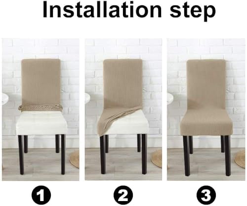 GoodtoU Dining Chair Covers Set of 4 Stretch Slipcovers