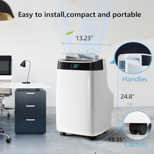 GarveeHome 10000 BTU Portable Air Conditioner with Remote Control