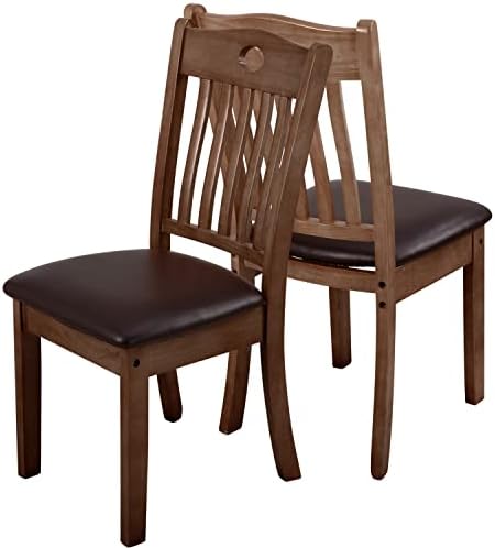 YISUN Chair Seat Covers Set of 6 PU Leather Waterproof Dining Room Slipcovers