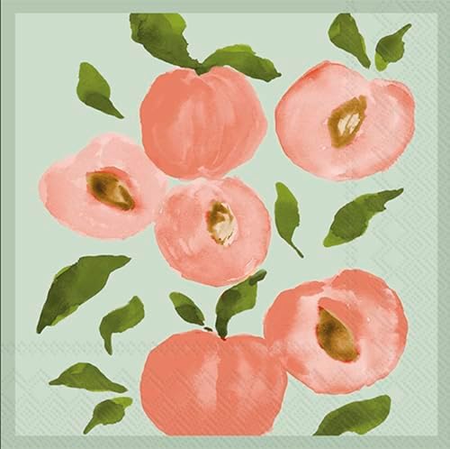 Ihr Ideal Home Range Cocktail Napkins 5x5 20-Count Peaches