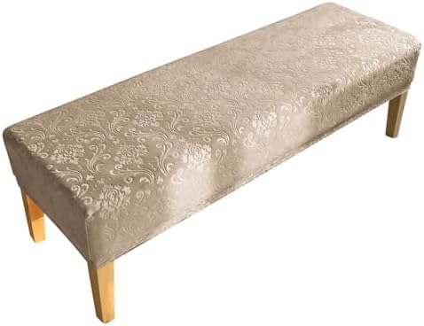 FORCHEER Velvet Dining Bench Cover 60 Inches Long