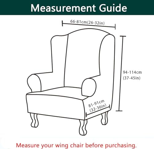 Wingback Chair Slipcover Cat Scratch Proof