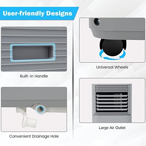 ARLIME 10000 BTU Portable AC Unit with Fan and Dehumidifier 1