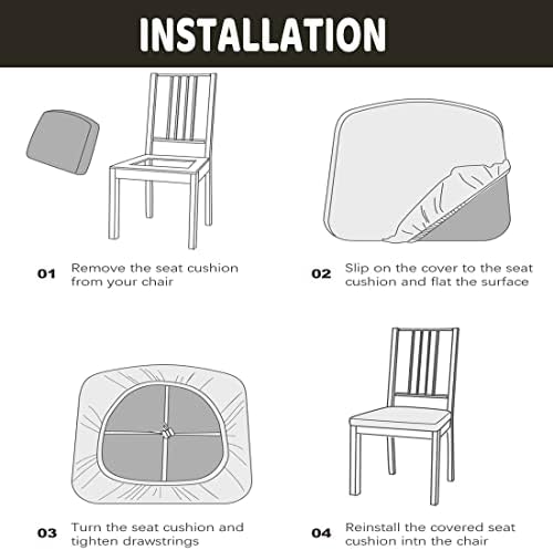 Waterproof Chair Seat Cover for Dining Chairs