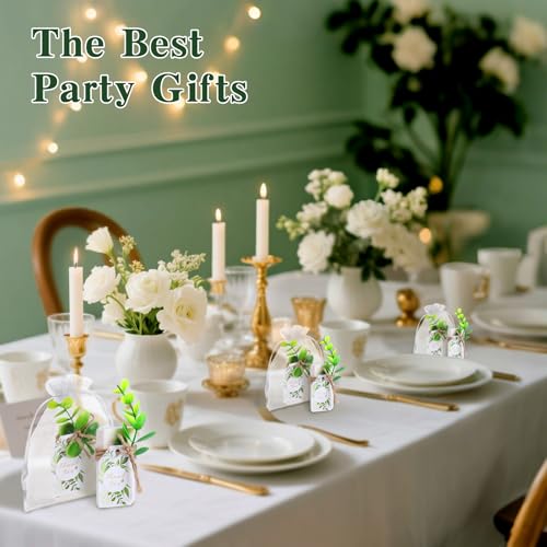50PCS Natural Eucalyptus Soap Wedding Favor with Cards