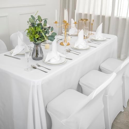 12 PCS Water Resistant Spandex Chair Covers for Home Events