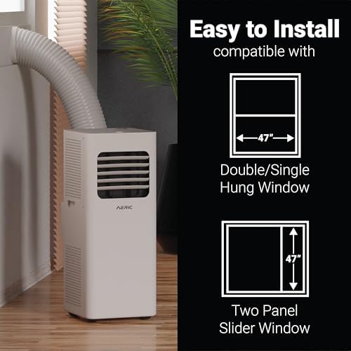 Aeric 5500 BTU Portable AC with Dehumidifier and Remote