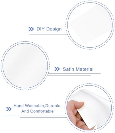 UXCELL Blank Satin Sash 16Pcs DIY Wedding Accessory