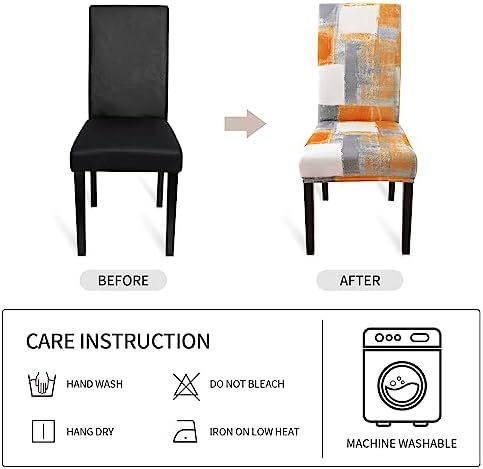 Gibelle Chair Covers Set of 4 Spandex Dining Room Covers
