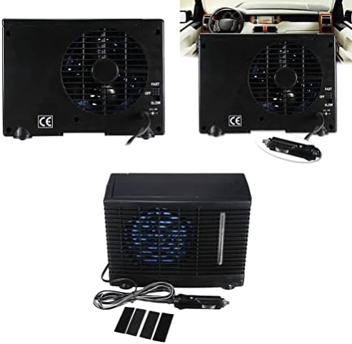 Sewroro Portable Car Air Conditioner 12V DC Cooling Fan
