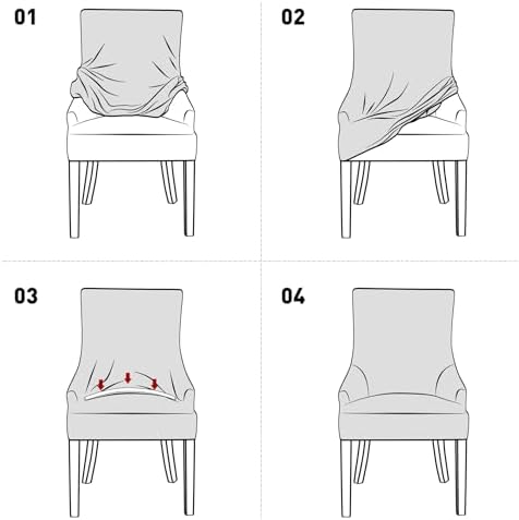 XMNTG Stretch Velvet Wingback Chair Cover Slipcover