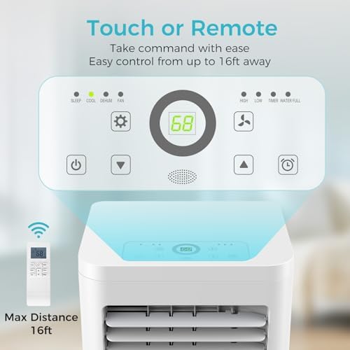 COWSAR 10000 BTU Portable Air Conditioner with 4 Modes and Remote