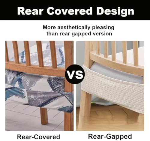 FUANGUI Dining Chair Covers 4 Pack Stretch Jacquard