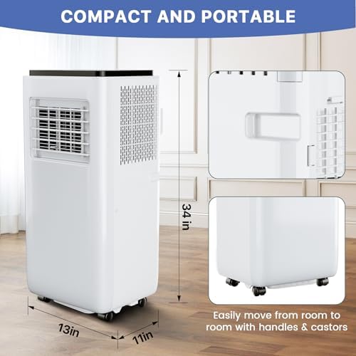 Jojoka 10000 BTU Portable AC Unit with Remote Control
