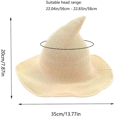 Foldable Womens Witch Hat Halloween Accessory for Unique Travel Look