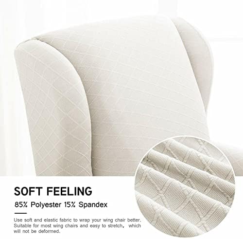 ENOVA FLORAL Wing Chair Slipcovers 2 Piece