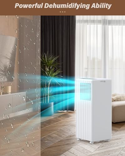 DEXSO 8000 BTU Portable AC Unit with 3-in-1 Function