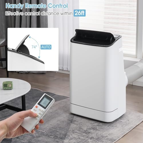 KOTEK 15000 BTU Portable AC with Heat for 800 SqFt Room