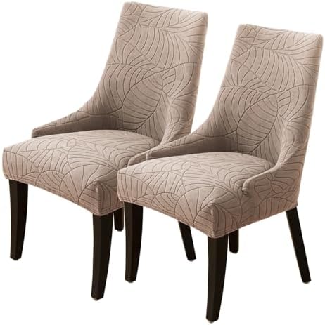 Wingback Chair Cover for Dining Room Protection