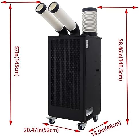 INTSUPERMAI 220V Portable Industrial Air Cooler