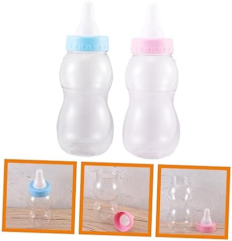 2Pcs Transparent Candy Storage Jars for Party Favors and Treats