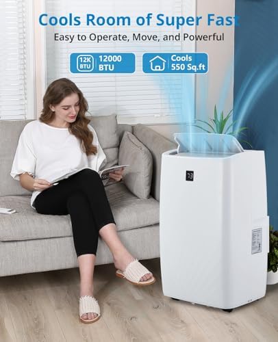 Ostar 12000BTU Portable Air Conditioner with 3 Fan Modes