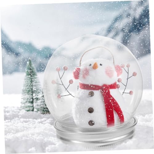 Alipis 40pcs Clear Plastic Candy Storage Jars With Lids