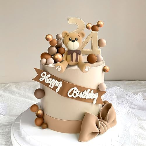 LaVenty Bear Cake Decoration Set