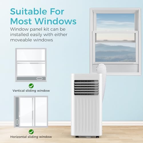 COWSAR 10000 BTU Portable Air Conditioner with 4 Modes and Remote