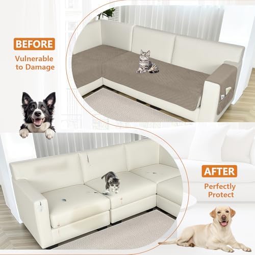 Waterproof Corner Sectional Couch Cover for Dogs
